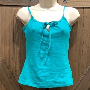 Ann Taylor tie neck spaghetti strap tank top, XS